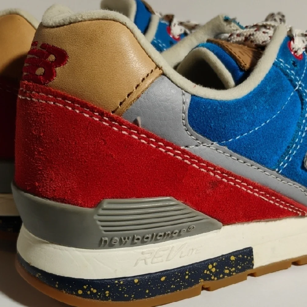 New Balance Women's Blue and Red Athletic Shoes - Picture 9 of 16